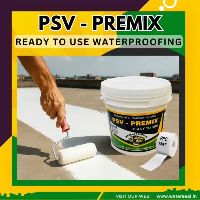 Ready to use PSV Premix Chemical for DIY Terrace Waterproofing