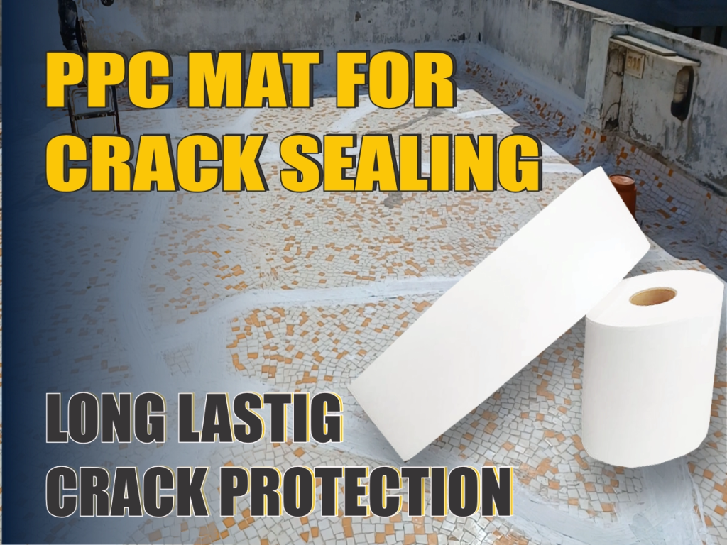 PPC Mat is a premium crack joint tape used with waterproofing chemicals like PSV Premix.