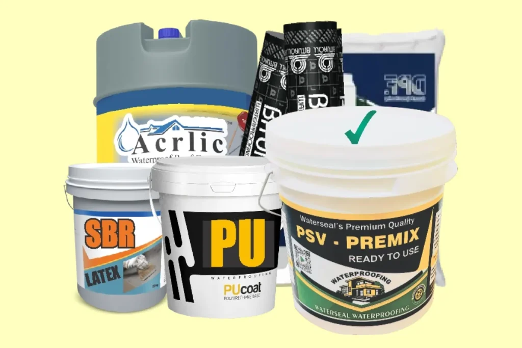 Popular Terrace Waterproofing Chemicals – Ranked by Suitability