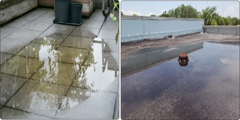 Water Ponding or Improper Slope