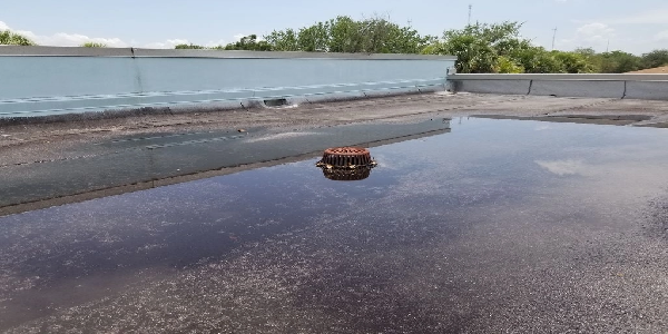 When Water Stagnation or Leakage Is Observed on the Terrace