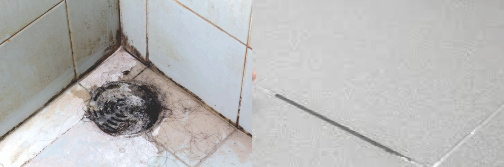 bathroom leakage tile damage due to water seepage
